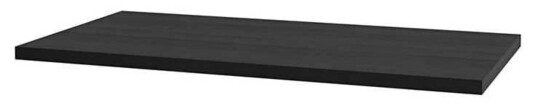 Vikingbad MDF Benkeplate PVC for Bolleservant Svart eik / 120cm