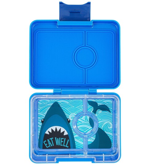 Yumbox Surf Blue / Shark Tray Snack Size Bento Lunch Box