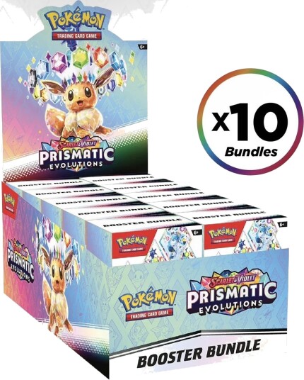 Pokemon Prismatic Booster Bundle Case 10 stk Pokemon Prismatic Booster Bundle Case 10 stk