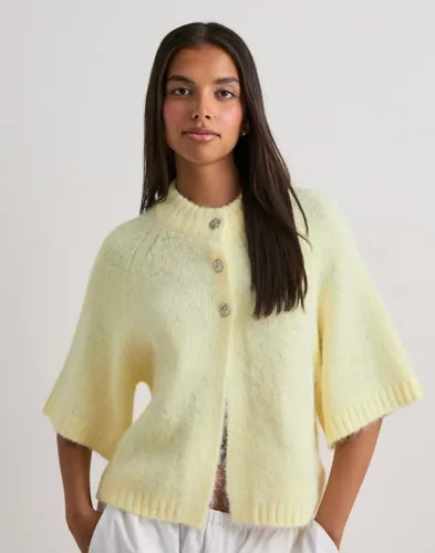 Neo Noir Gul Benuta Fluffy Knit Cardigan