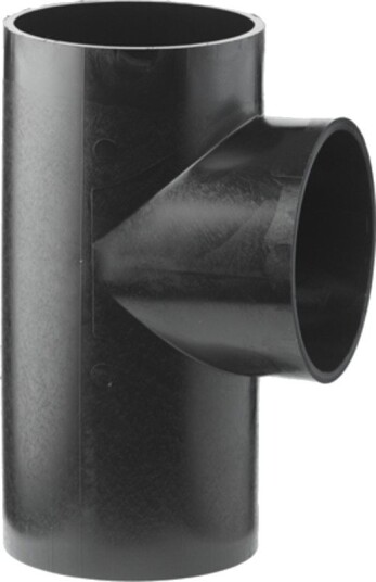 Geberit Grenrør Svart Peh 50 x 50mm x 88.5°