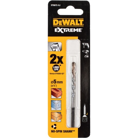Dewalt Bor extreme mur 5x85mm dt6672