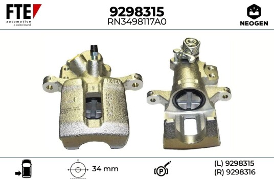 FTE 9298315 Bremsecaliper FTE 9298315 Bremsecaliper