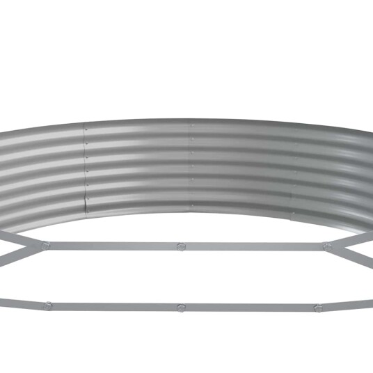 vidaXL Plantekasse pulverlakkert stål 296x140x36 cm antrasitt vidaXL Plantekasse pulverlakkert stål 296x140x36 cm antrasitt