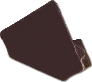 Ender til PVC hjørneprofil 15x15 2 stk svart