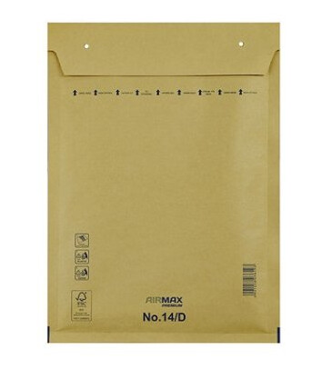 Boblepose Airmax 200x275mm brun No. 14/D indv. 180x265mm 100stk/pak Boblepose Airmax 200x275mm brun No. 14/D indv. 180x265mm 100stk/pak
