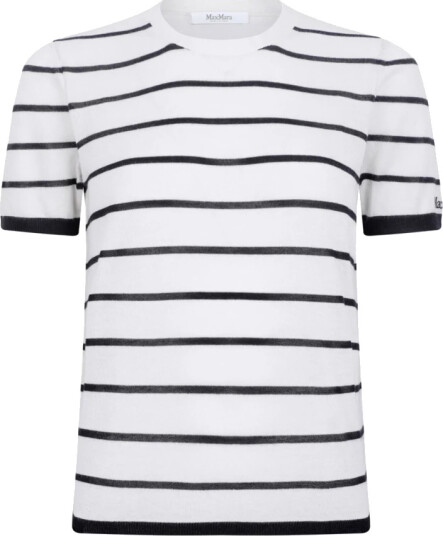 Max Mara Dame Strikkevarer Hvit S,