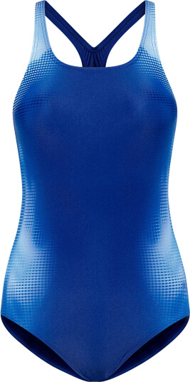 Speedo Print Medalist Swimsuit Navy 34