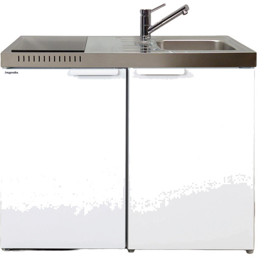 Intra Kitchenline MK100-R minikjøkken, 100x60 cm Hvit Intra Kitchenline MK100-R minikjøkken, 100x60 cm Hvit