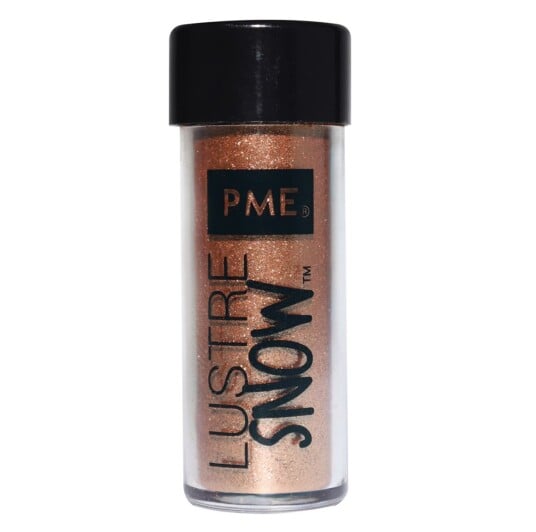 Pme Spiselig Lustre Snow  Rosegull 10g 