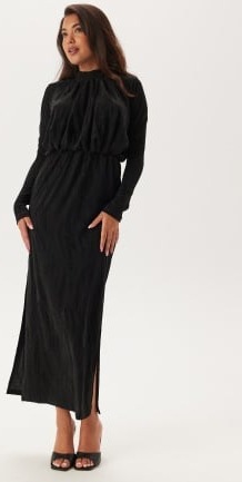 YAS Yasyen Ls Long Dress Black Detail:black Lurex S