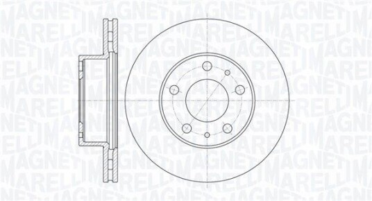 Bremseskive MAGNETI MARELLI 361302040168