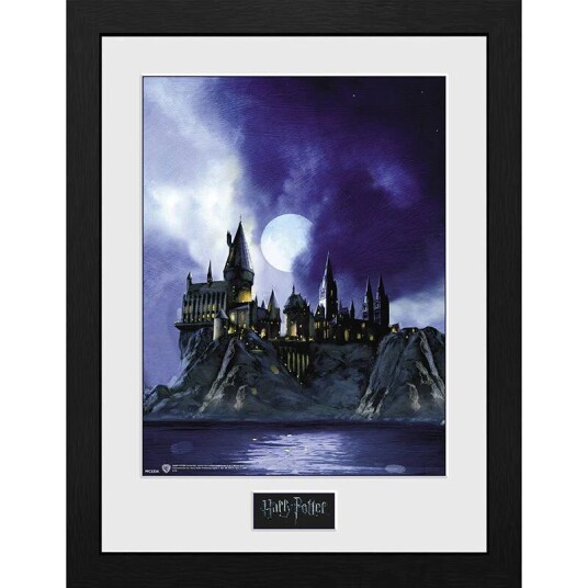 Harry Potter Innrammet Bilde 30 x 40 cm Hogwarts Painted