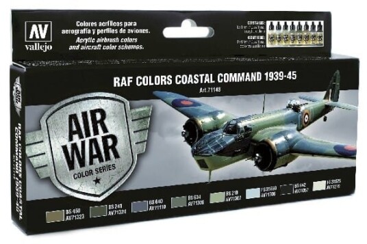 Vallejo Model Air RAF Colors Coastal Command 1939-45