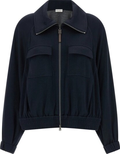 Brunello Cucinelli Dame Jakker Blå 2XL,