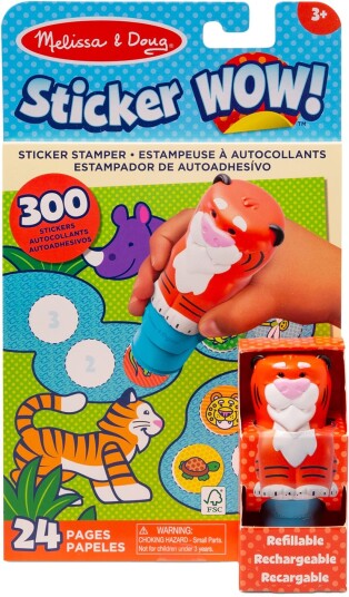 Melissa & Doug Sticker WOW! Aktivitetsbok Tiger Melissa & Doug Sticker WOW! Aktivitetsbok Tiger