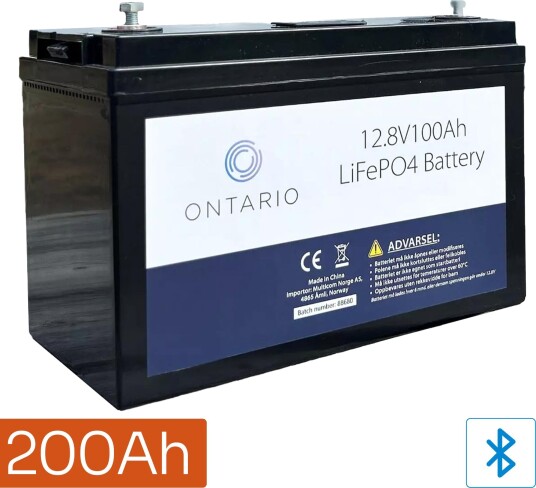 Ontario PRO MAX 12.8V 200Ah LiFePO4