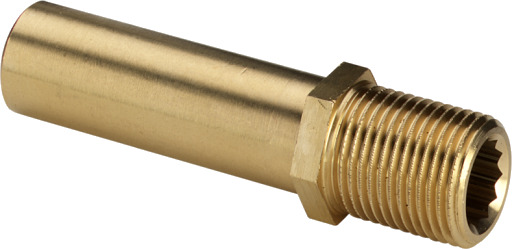 90 mm x 1/2" pipe Messing