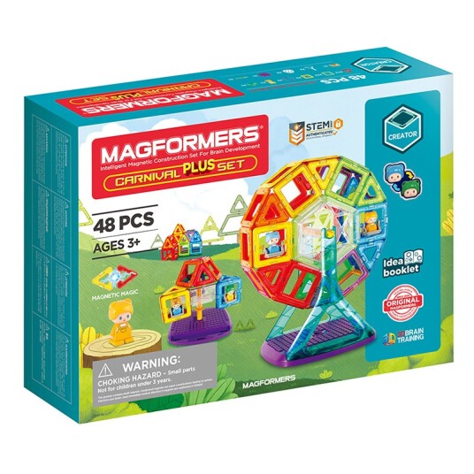 Magformers Carnival Plus Sett 48 Deler Magformers Carnival Plus Sett 48 Deler