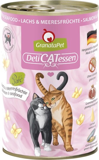GranataPet DeliCatessen Våtfôr Laks & Sjømat 24x400g GranataPet DeliCatessen Våtfôr Laks & Sjømat 24x400g