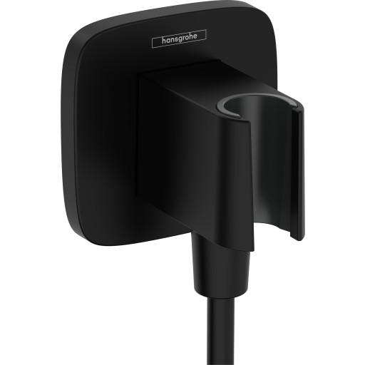 Hansgrohe FixFit Q slangeuttak, matt sort Hansgrohe FixFit Q slangeuttak, matt sort
