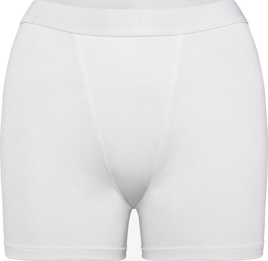 CDLP Lyocell Womens Boxer Brief White WHITE S