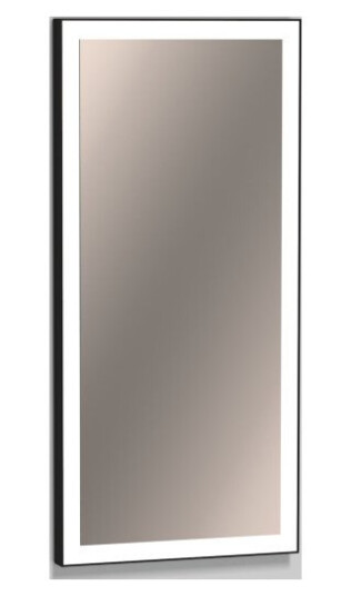 Alape speil med dimbart LED lys, 37,5x80 cm