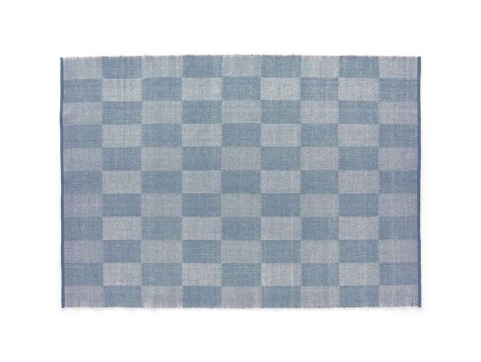 HAY Check matte S Light blue 170 x 240 cm