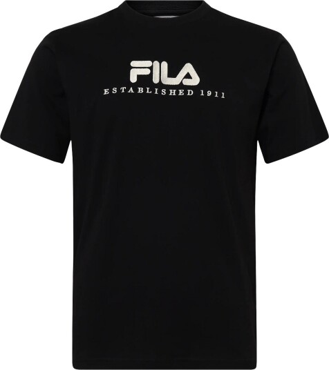 FILA Valsera Regular Logo T Shirt BLACK EGRET L