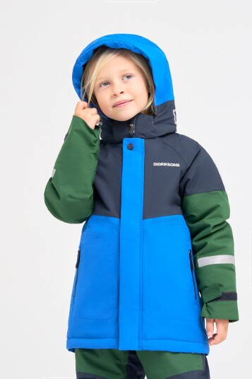 Didriksons Lun Vinterjakke Caribbean Blue 90