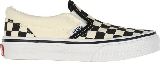 VANS Classic Slip-On Black/White Checkerboard Sko 28 VANS Classic Slip-On Black/White Checkerboard Sko 28