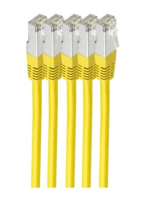 Shiverpeaks Bs75711-H0.5Y-Set5 0,5 M Cat6 S/Ftp (S-Stp) Rj-45 Rj-45 Gult