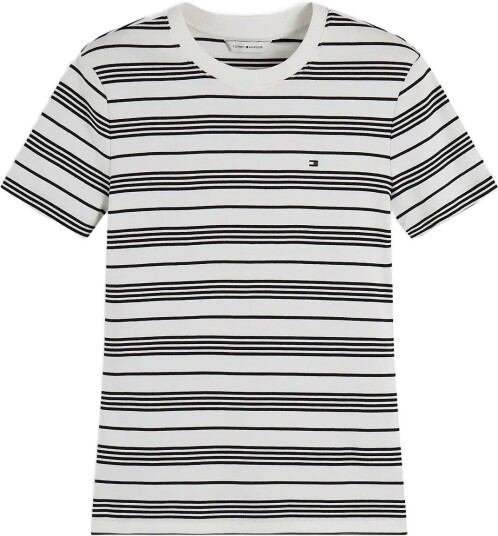 Tommy Hilfiger Slim Cody C Nk S/S Tee Cream S