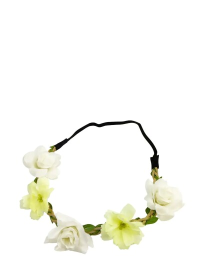 Pipol"s Bazaar Flower Tiara Whiteyellow   Yellow   ONE SIZE