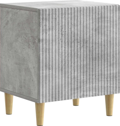  Nattbordskap Betonggrå 43 x 34,5 x 50 cm Konstruert tre
