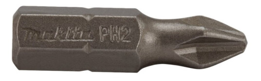 Makita - Spiss For Skrutrekker - 3 Deler - Phillips - Ph2 - Heksagonal - Lengde: 25 Mm
