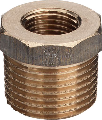 5 stk 1" x 3/4" nippelhylse, pistolmetall