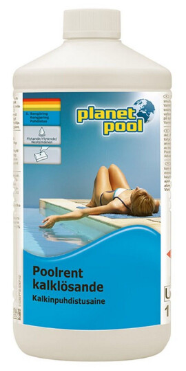 Bassengrengjøring Planet Pool Kalkfjerner Poolrent 1L Bassengrengjøring Planet Pool Kalkfjerner Poolrent 1L