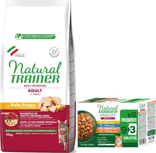 Natural Trainer Adult Laks Tørrfôr 10 kg