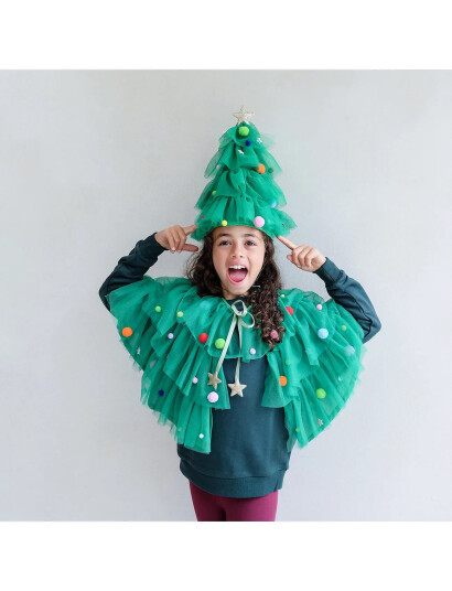 Mimi & Lula Hat - Green Christmas Tree - Green - ONE SIZE Mimi & Lula Hat - Green Christmas Tree - Green - ONE SIZE