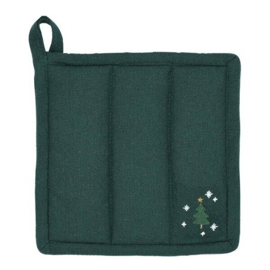 Juna Christmas Fable gryteklut 22x22 cm grønn Juna Christmas Fable gryteklut 22x22 cm grønn