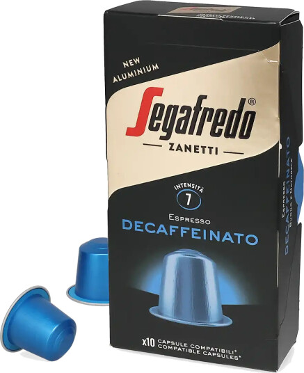 Segafredo | Koffeinfri Espresso 10 kapsler til Nespresso