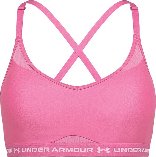 Under Armour Ua Crossback Low Bra Pink M