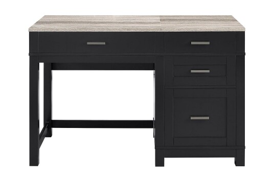 Skrivebord Carver 120 cm Svart   Dorel Home