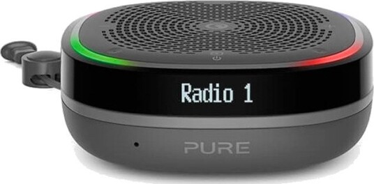 Pure Audio StreamR Splash Bærbar DAB+ radio med batteri (IP67) Svart