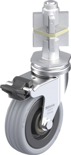 Blickle 612234 Lra-Vpa 75K-Fi-E07 Styrehjul Med Bremse 75 Mm