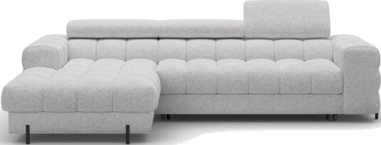 Hjørnesofa Eltap Felro 285x181x93 cm Pellerito 03 Grå Venstre
