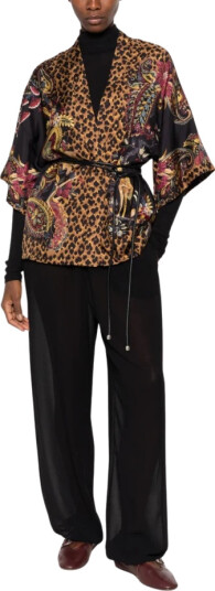 Etro Dame Bluser & Skjorter Brun M, Etro Dame Bluser & Skjorter Brun M,