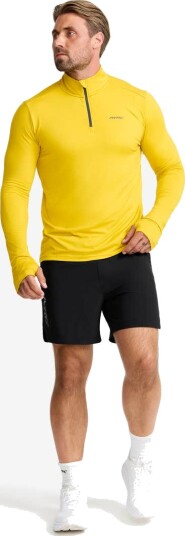 Revolutionrace Impulse Half zip Top Herre Mango Mint 2XL Herre Overdeler Langermede skjorter
