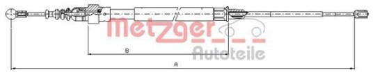 Metzger Tautrekk parkeringsbrems METZGER 10.7625